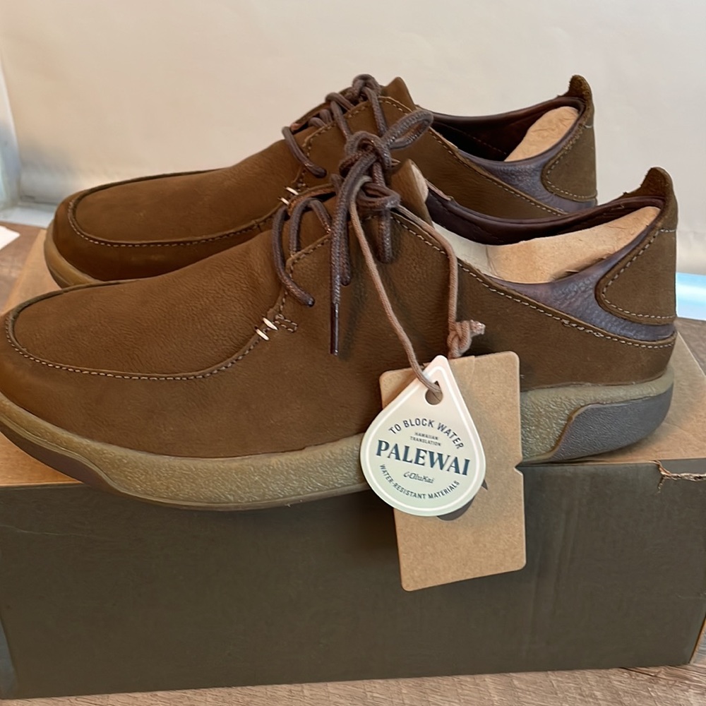 OluKai Loli’i LI Ray brown Men’s size 7 brown shoes NWT water resistant